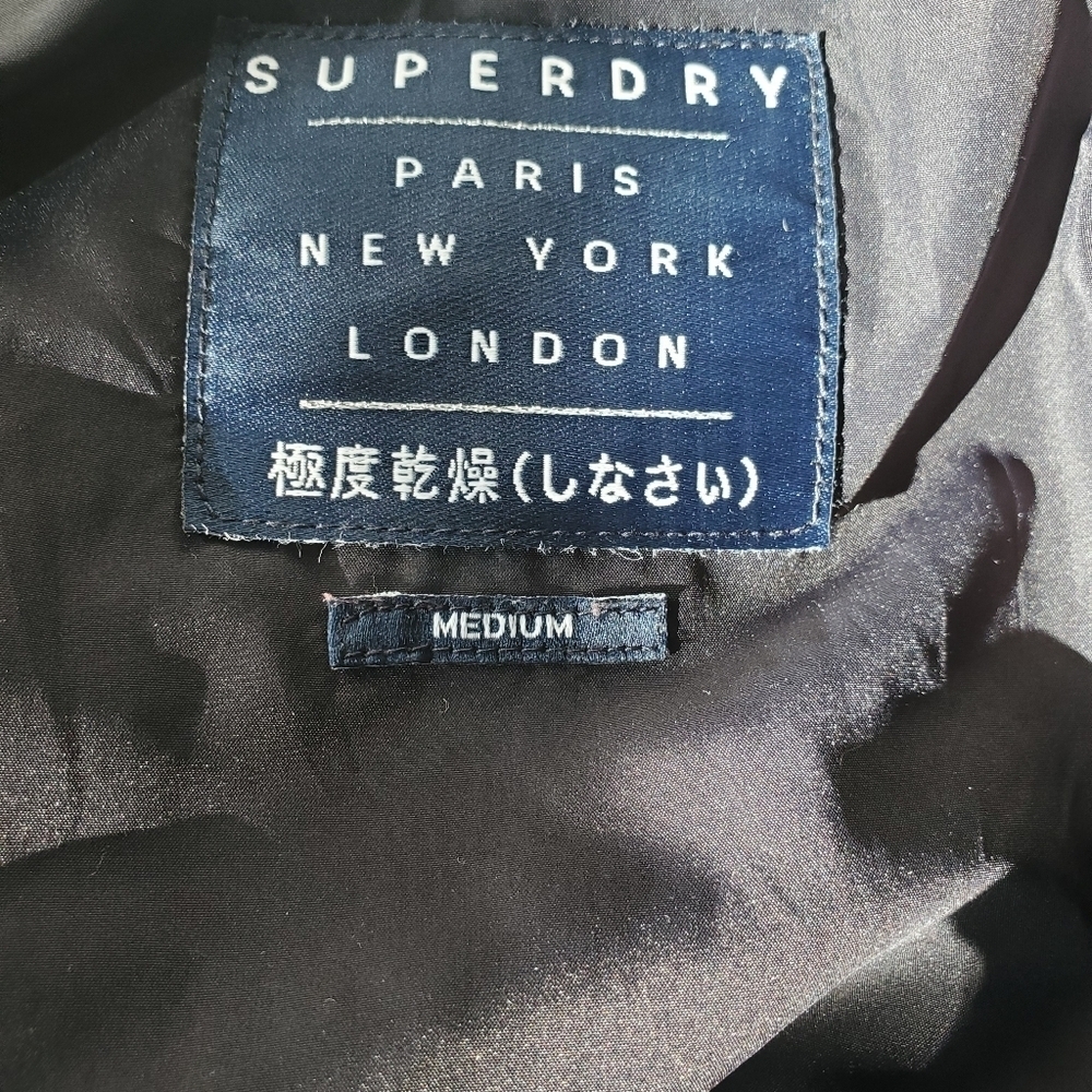 SUPERDRY Evie  wool bomber. Size medium - Picture 13 of 15
